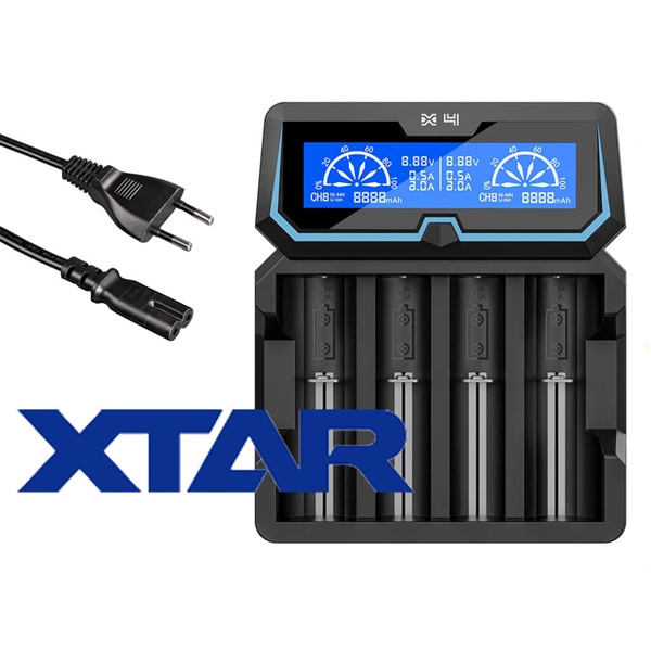 Xtar - X4 - 4 Schacht Akku Ladegerät