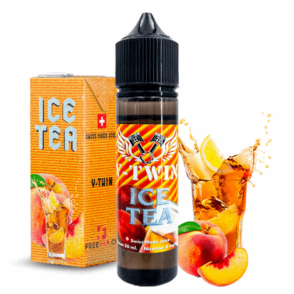 V-Twin by Blakrow - Ice Tea Peach - 50ml 0mg Shortfill Liquid