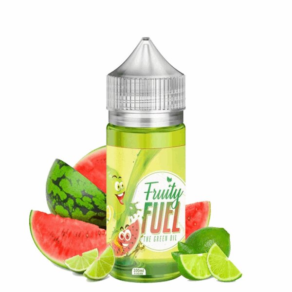 Fruity Fuel - The Green Oil - 100ml 0mg Shortfill Liquid 