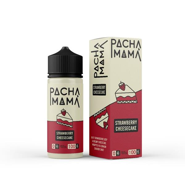 Charlies Chalk Dust - Pachamama - Strawberry Cheesecake - 100ml 0mg Shortfill Liquid
