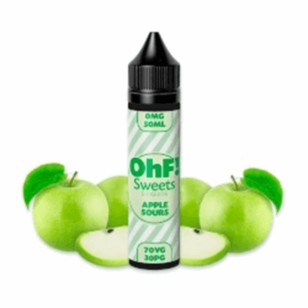 OhFruits! ohf! - Sweets Apple Sours - 50ml 0mg Shortfill Liquid