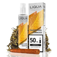 Liqua - Traditional Tobacco - 50ml 0mg Shortfill Liquid