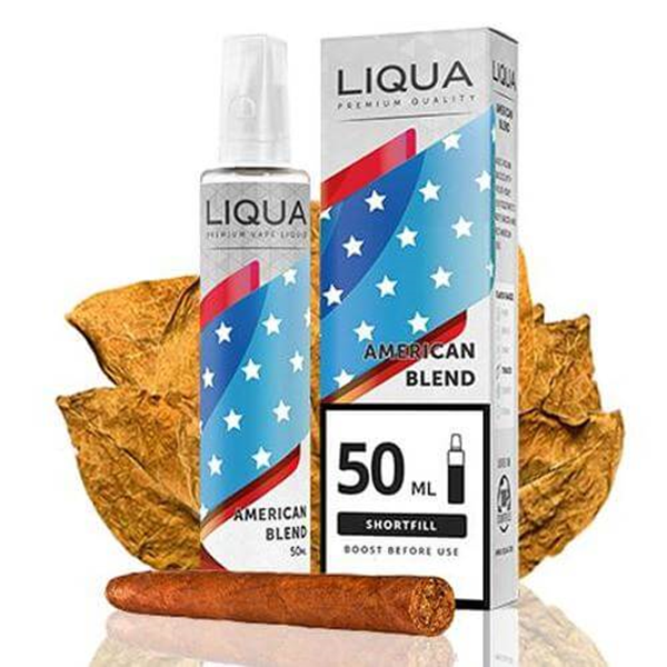 Liqua - American Blend - 50ml 0mg Shortfill Liquid