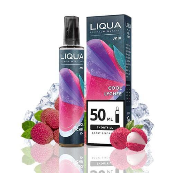 Liqua - Cool Lychee - 50ml 0mg Shortfill Liquid