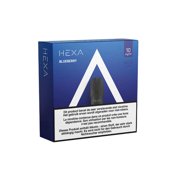 Hexa - 2 Stk Ersatzpods zu Hexa Pro Series Kit Blueberry New Recipe 10mg/ml
