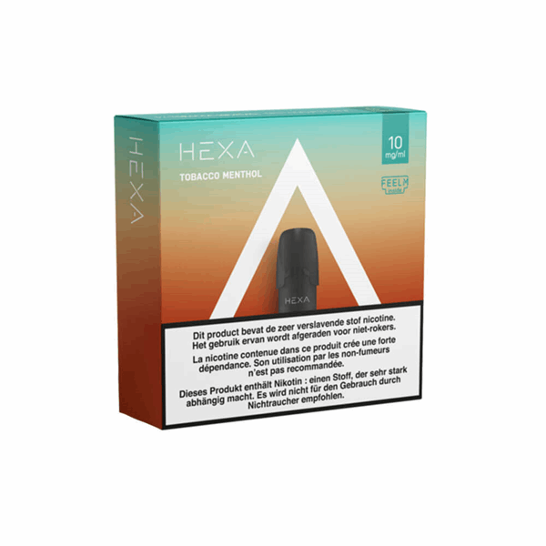 Hexa - 2 Stk Ersatzpods zu Hexa Pro Series Kit Tobacco Menthol