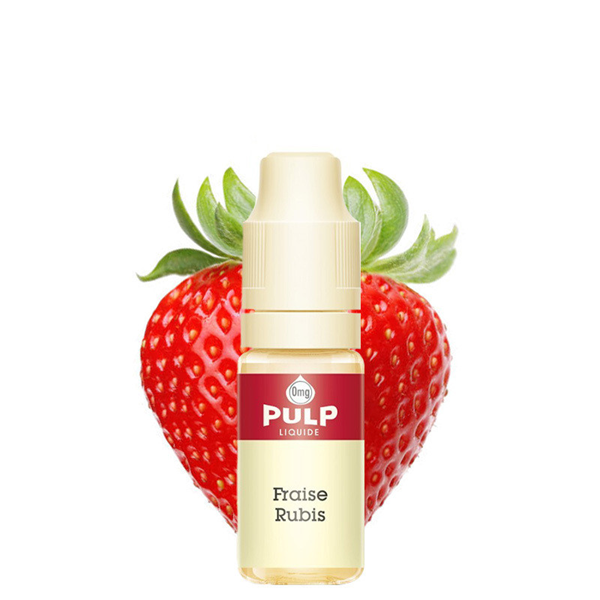 Pulp - Erdbeer / Fraise Rubis - 10ml Frucht Liquid 3mg/ml basisches Nikotin