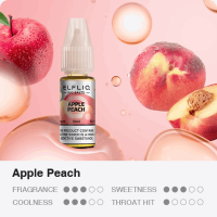 ELFBAR ELFLIQ Apple Peach 10ml 20mg/ml Nicsalt Liquid von...