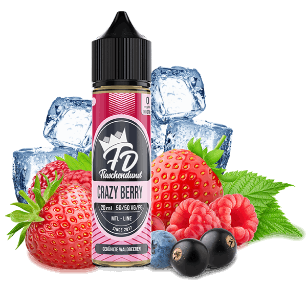 Flaschendunst Crazy Berry MTL Line 20ml Overdosed Frucht Liquid