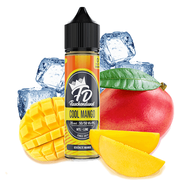 Flaschendunst Cool Mango MTL Line 20ml Overdosed Frucht Liquid