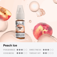 ELFBAR ELFLIQ Peach Ice 10ml Fruchtliquid mit Nicsalt von...