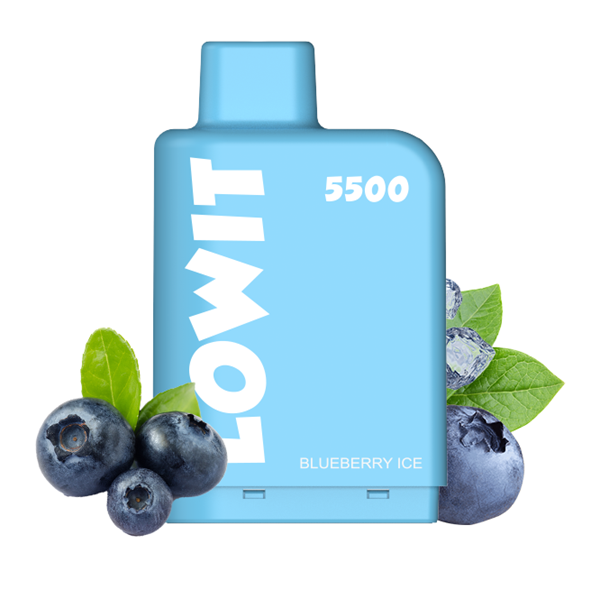 ELFBAR LOWIT Blueberry ICE Prefilled Pod 5500 20mg/ml Nic Salt