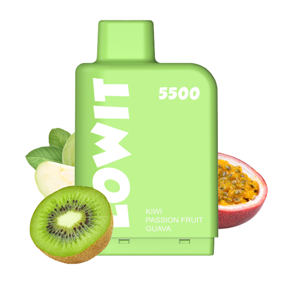 ELFBAR LOWIT Kiwi Passionfruit Guava Prefilled Pod 5500 20mg/ml Nic Salt