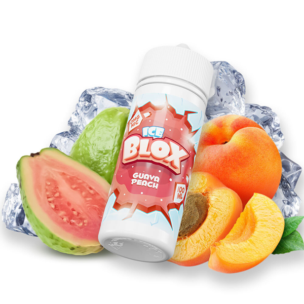 Ice Blox Guava Peach Frucht Liquid 100ml Shortfill