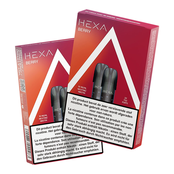 Hexa Berry / Sweet Berries - 2 Stk Ersatzpods zu Hexa Pro Series Kit 10mg/ml