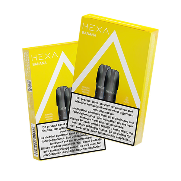 Hexa Banana 2 Stk Prefilled Liquid Pods zu Hexa Pro Series Kit