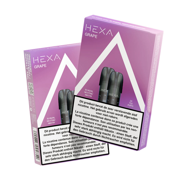 Hexa Grape 2 Stk Prefilled Liquid Pods zu Hexa Pro Series Kit