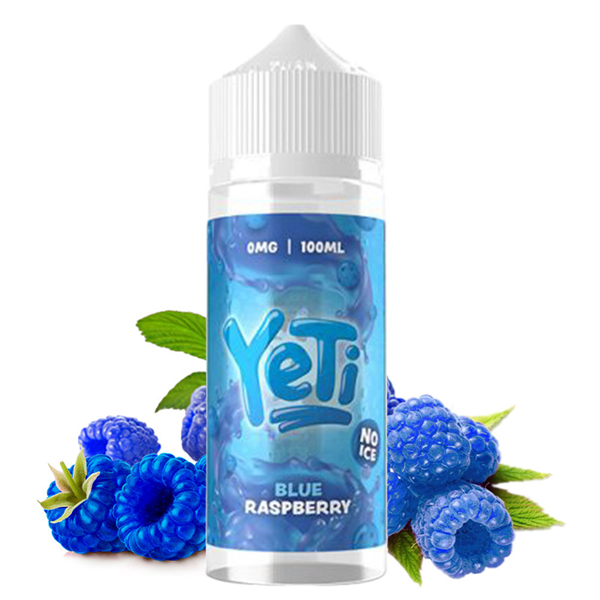 Yeti Blue Raspberry NO ICE Defrosted 100ml Shortfill Frucht Liquid