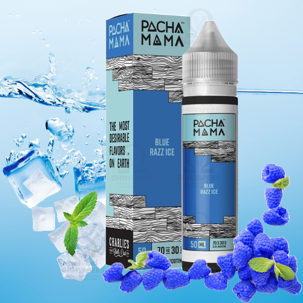 Charlies Chalk Dust Pachamama Blue Razz ICE 50ml Shortfill Liquid